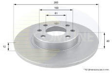 Brzdový kotúč COMLINE ADC1903