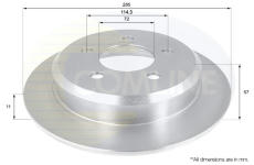 Brzdový kotúč COMLINE ADC2309