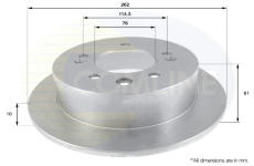 Brzdový kotúč COMLINE ADC2406