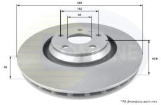 Brzdový kotúč COMLINE ADC2605V