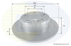 Brzdový kotúč COMLINE ADC2707