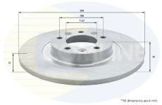 Brzdový kotúč COMLINE ADC2724