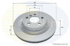 Brzdový kotúč COMLINE ADC2803V