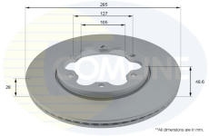 Brzdový kotúč COMLINE ADC2827V