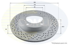 Brzdový kotúč COMLINE ADC2909V