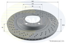 Brzdový kotúč COMLINE ADC2918VL