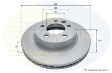 Brzdový kotúč COMLINE ADC2920V