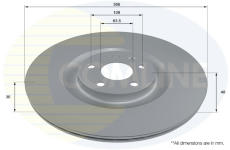 Brzdový kotúč COMLINE ADC2925V