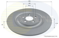 Brzdový kotúč COMLINE ADC2945V