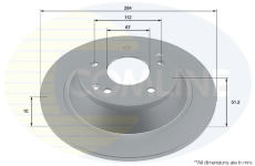 Brzdový kotúč COMLINE ADC2955