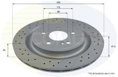 Brzdový kotúč COMLINE ADC2965V