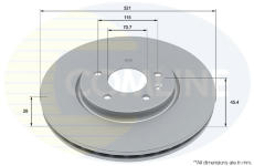 Brzdový kotúč COMLINE ADC2968V