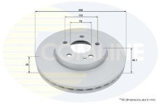 Brzdový kotúč COMLINE ADC2978V