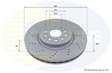 Brzdový kotúč COMLINE ADC2996V