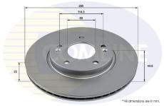 Brzdový kotúč COMLINE ADC5012V