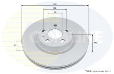 Brzdový kotúč COMLINE ADC5016V