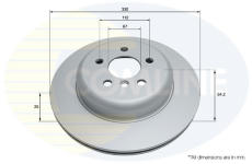 Brzdový kotúč COMLINE ADC5034VR