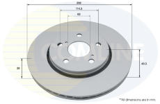 Brzdový kotúč COMLINE ADC5037V