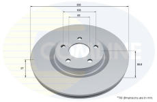 Brzdový kotúč COMLINE ADC5042V