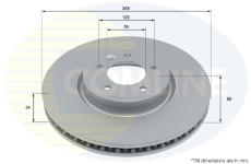 Brzdový kotúč COMLINE ADC5046V