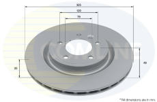 Brzdový kotúč COMLINE ADC5049V