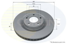 Brzdový kotúč COMLINE ADC5051V