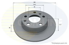 Brzdový kotúč COMLINE ADC5087