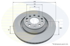 Brzdový kotúč COMLINE ADC5089V