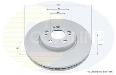 Brzdový kotúč COMLINE ADC5110V