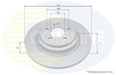 Brzdový kotúč COMLINE ADC5111V
