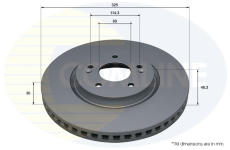 Brzdový kotúč COMLINE ADC5203V