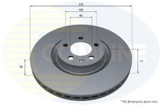 Brzdový kotúč COMLINE ADC5229V