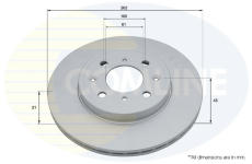 Brzdový kotúč COMLINE ADC5230V