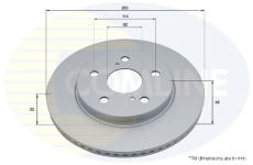 Brzdový kotúč COMLINE ADC5231V