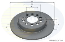 Brzdový kotúč COMLINE ADC5271