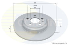 Brzdový kotúč COMLINE ADC5276