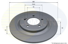 Brzdový kotúč COMLINE ADC5333