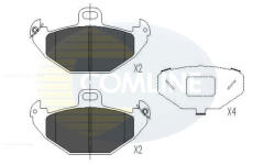 Sada brzdových platničiek kotúčovej brzdy COMLINE CBP01020