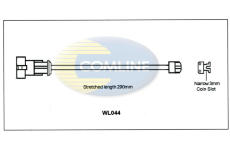 Výstrażný kontakt opotrebenia brzdového oblożenia COMLINE WL044