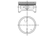 Píst KOLBENSCHMIDT 40046600