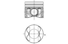 Píst KOLBENSCHMIDT 40809600