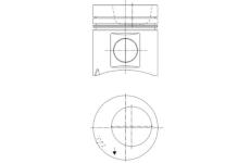 Píst KOLBENSCHMIDT 40249600