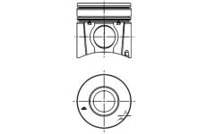 Píst KOLBENSCHMIDT 40316600