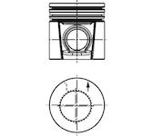 Píst KOLBENSCHMIDT 40678600