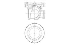 Píst KOLBENSCHMIDT 41980600