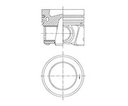 Píst KOLBENSCHMIDT 41937600