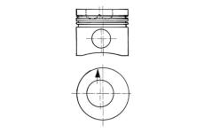 Píst KOLBENSCHMIDT 90093600