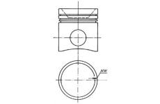Píst KOLBENSCHMIDT 90256600