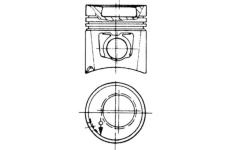 Píst KOLBENSCHMIDT 90593600