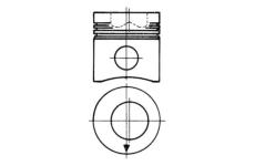 Píst KOLBENSCHMIDT 90730600